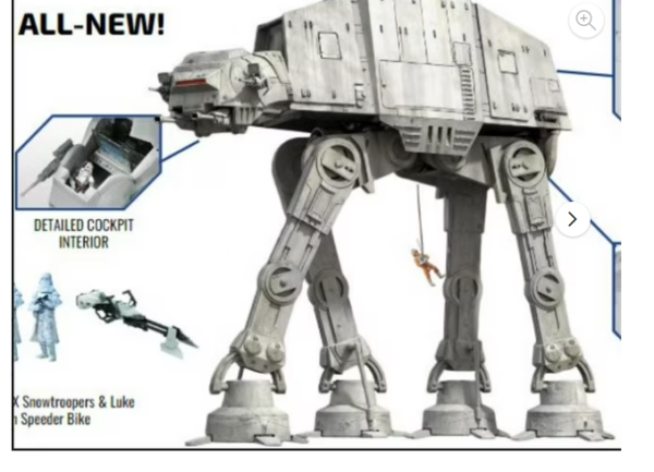 Star Wars Micro Galaxy Squadron AT-AT Walker - 10-inch Assault Class Vehicle